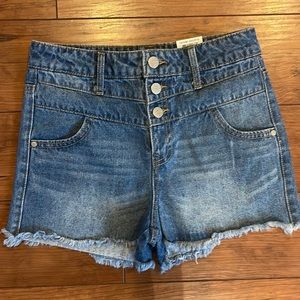 Girls Denim Shorts Size 14